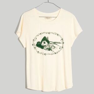 Madewell Cotswold Hills Shrunken Shirttail Tee